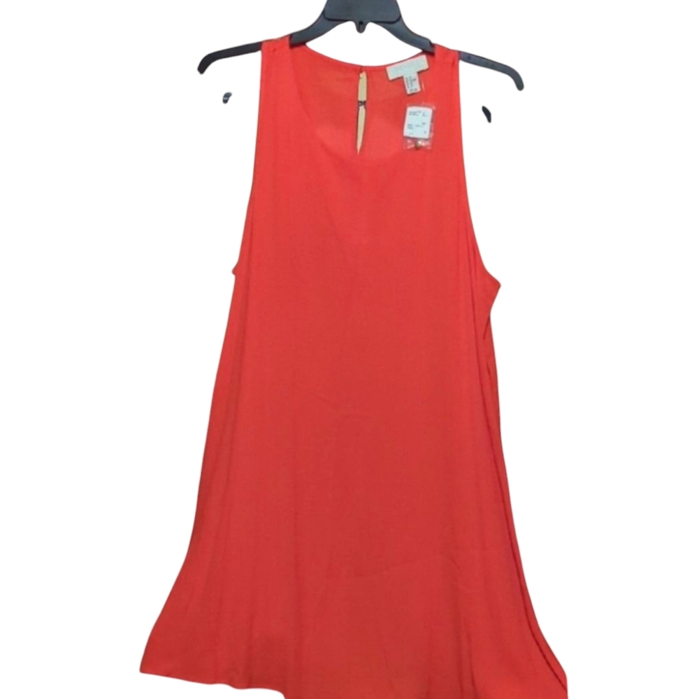 Forever 21 Asymmetrical Orange Dress/ Tunic Top